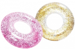 Nafukovací kruh s trblietkami INTEX Sparkling Glitter 107 cm