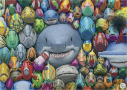 Puzzle pestrofarebné morské rybičky 1000 dielikov