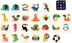 Vilac drevené pexeso dúhové zvieratká