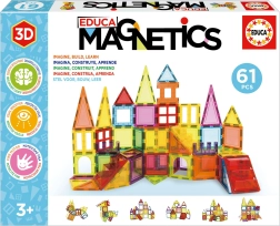 EDUCA magnetická stavebnica Magnetics 61 dielov