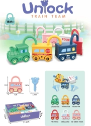 Logická zmyslová hra zámky – priraď kľúčik