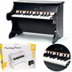 Detské pianíno Classic World – čierne drevené