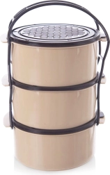 Plastová trojposchodová obedárová desiatová nádoba 3 × 1,5 l