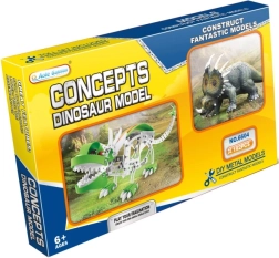 Kovová stavebnica dinosaurus styracosaurus 192 dielikov