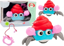 Interaktívny farebný chodiaci krab na naťahovanie