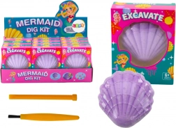 Archeologická sada Morská panna v mušli Dláto a štetec