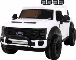 Detské elektrické auto Ford Super Duty pickup – Biely