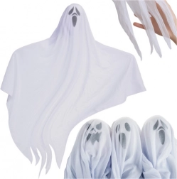 Závesní duchovia 3 ks 75 cm RUHHY – halloweenská dekorácia