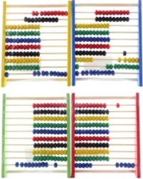 Drevené počítadlo pre deti