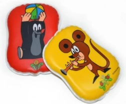 Pískací vankúšik KRTEČEK pre bábätká, plastový, 12 × 10 cm