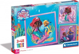 Clementoni puzzle Ariel 3×48 dielikov