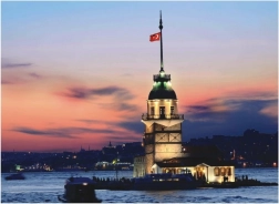 Puzzle ANATOLIAN Dievčenská veža, Turecko 1000 dielikov