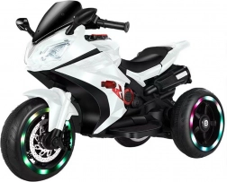 Detská elektrická motorka Baby Mix Rare, biela