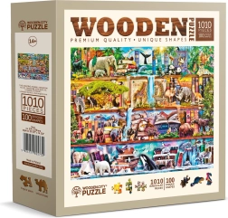 WOODEN CITY Drevené puzzle Úžasný svet zvierat 1010 dielikov