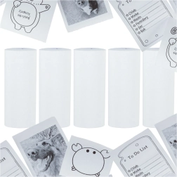 Termálny papier pre mini tlačiareň 5,7 cm x 4,5 m - 5 ks