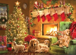 Cobble Hill puzzle Útulný krb 1000 dielikov