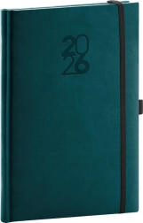 Týždenný diáre Notique Aprint Top petrolejový 2026 15x21 cm