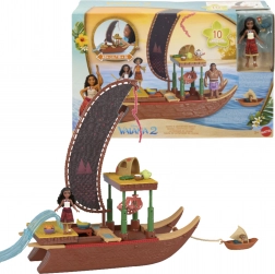 Súprava figúrka a doplnky Disney VAJANA 2 Adventure Canoe, 10 dielov