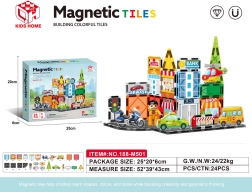 Magnetická stavebnica mesto 31 dielikov