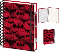 Zápisník BATMAN Red Bat A5 s krúžkovou väzbou