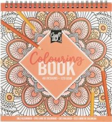 Kniha omaľovánok so špirálovou väzbou 21x20 cm