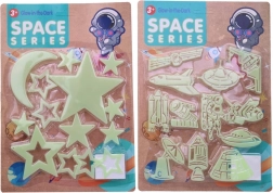 Svietiaca dekorácia s vesmírnou tématikou 30 x 21 cm