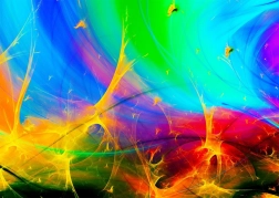 Puzzle Dúhové fraktály 1000 dielikov