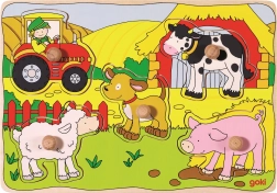 Goki drevená vkladačka na statku