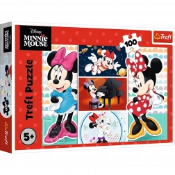 Puzzle 100 dielikov Zábavná MINNIE DISNEY od Trefl