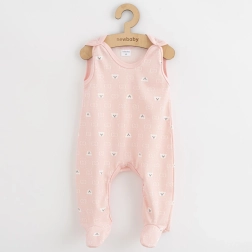Dojčenské dupačky New Baby Classic II medvedík biele – Veľkosť 68