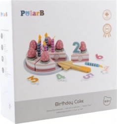 Drevená narodeninová torta na krájanie POLARB od VIGA