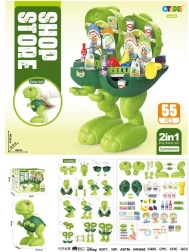 Jazdiaci dinosaurus a obchod 2v1 pre deti od 3 rokov