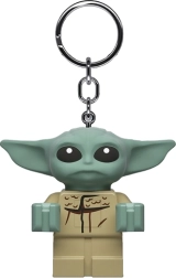 Lego star wars svietiaci prívesok grogu (baby yoda) na kľúče s led