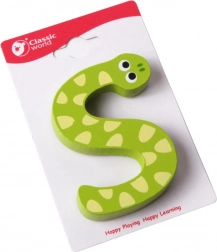 Drevené písmeno S CLASSIC WORLD