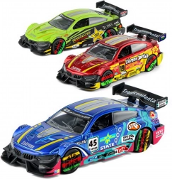 Kovové pretekárske auto 11 cm