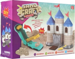Stavebnica hrad z modelovacieho piesku s doplnkami