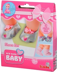 Sada topánočiek pre bábiky NEW BORN BABY (3 páry)