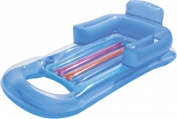 Bestway nafukovacie ležadlo s operadlom a držiakom nápojov – Sivá