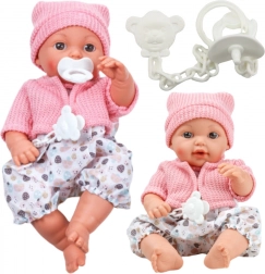 Látková bábika s čiapkou a zvukmi