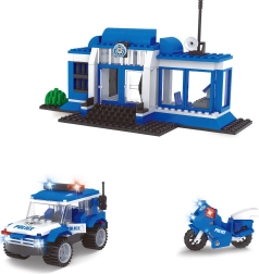 Kompatibilná stavebnica BLOXO policajná stanica 194 ks