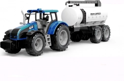 Traktor na zotrvačník s prívesom