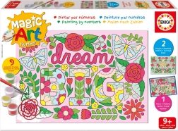 Educa maľovanie podľa čísel kvety