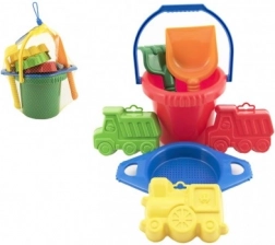 Plastová sada hračiek na piesok v sieťke