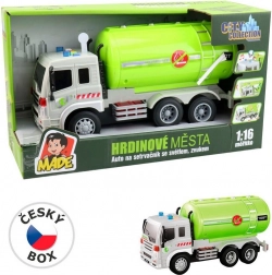 Auto cisterna na zotrvačník so svetlom a zvukom