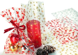 Priehľadný celofánový sáčok Star 25x40 cm