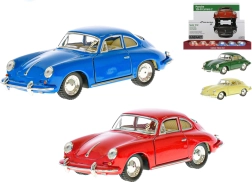 Kovový model Porsche 356B Carrera 1:32 Kinsmart s naťahovacím pohonom