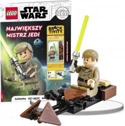 LEGO Star Wars Najväčší majster Jedi – interaktívna kniha s minifigúrkou Luka Skywalkera