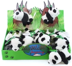 Plyšová kľúčenka panda 12 cm