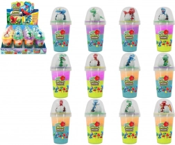 sliz so sympatickým dinosaurom Slimy