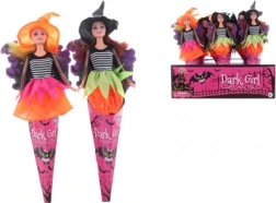 Bábika čarodejnica kĺbová v kornúte